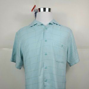 New Hudson River Blue Short Sleeve Camp Shirt